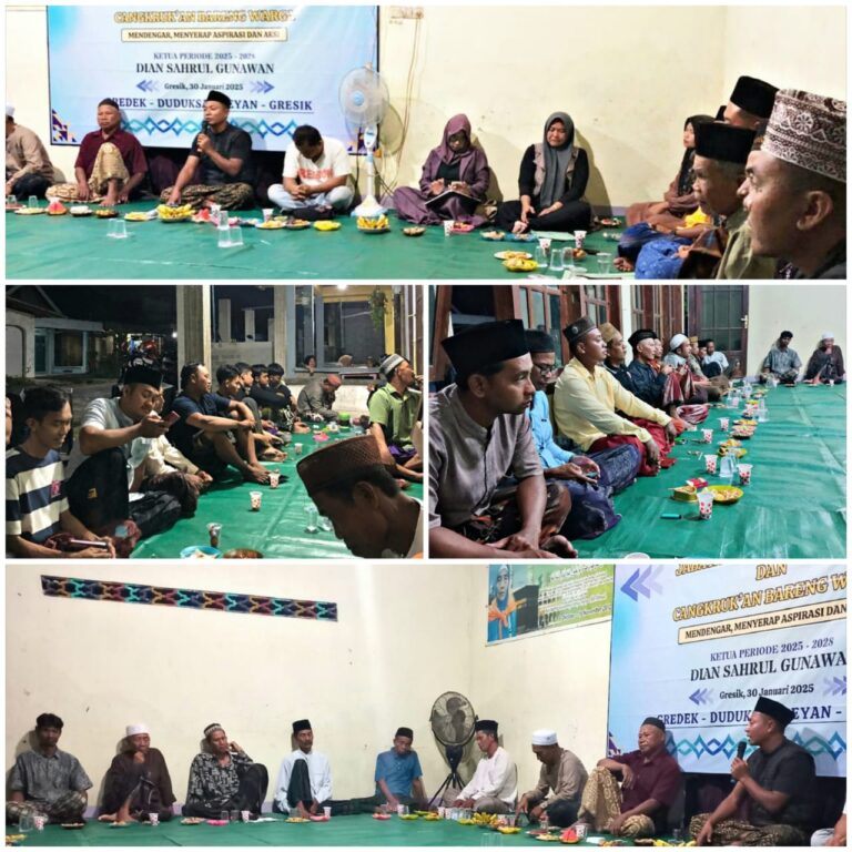 "CANGKRUK'AN WARGA RT.12A DAN PEMERINTAH DESA GREDEK"